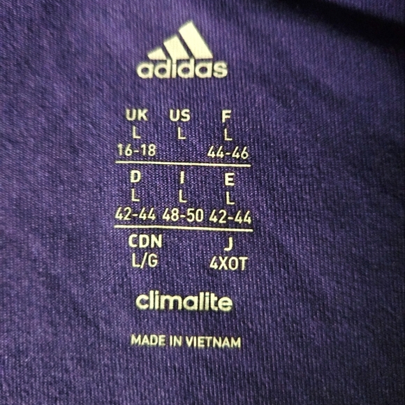 Adidas Purple Zip Up Jacket - Picture 6 of 6